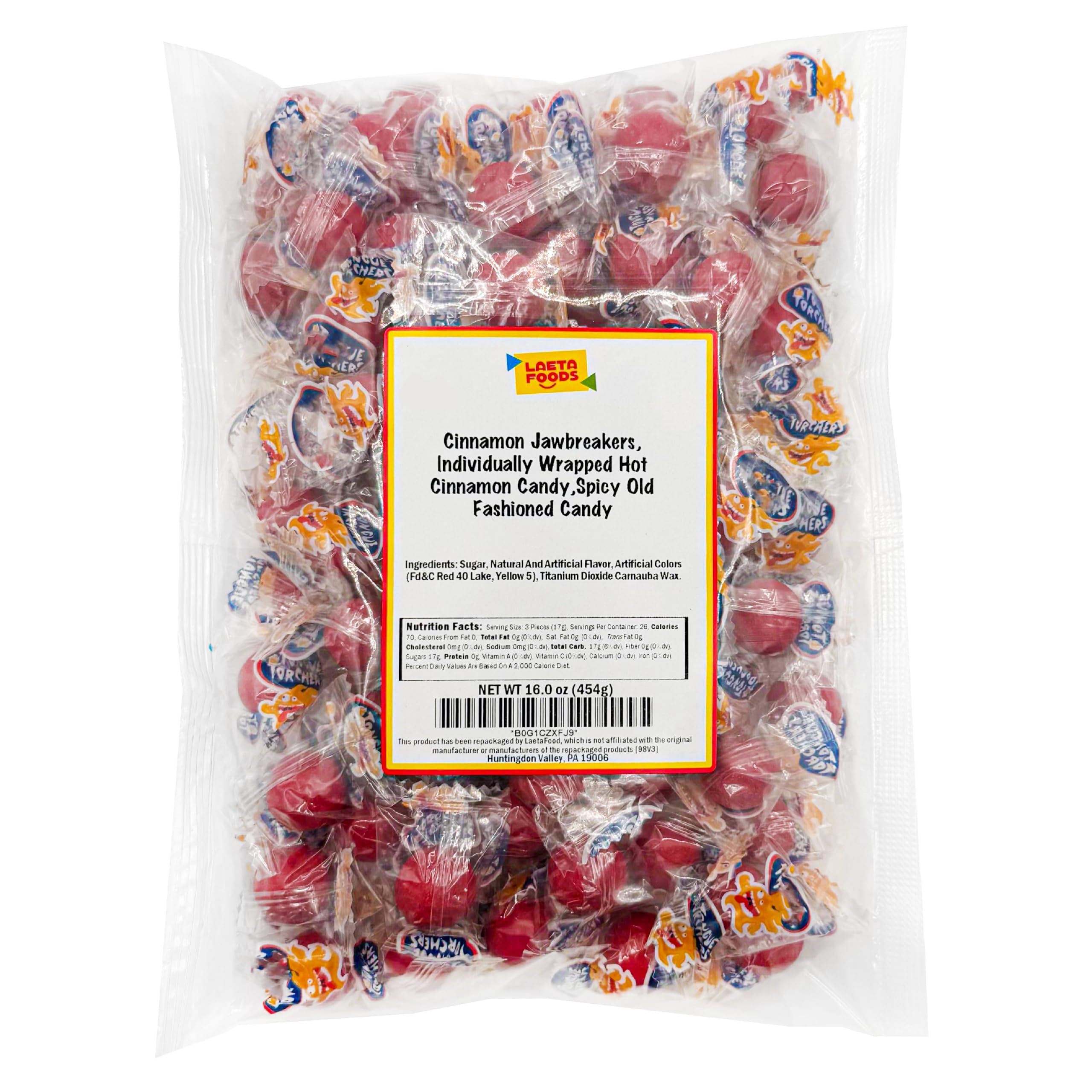 Amazon.com : Cinnamon Jawbreakers | 1 Pound Bag | Individually